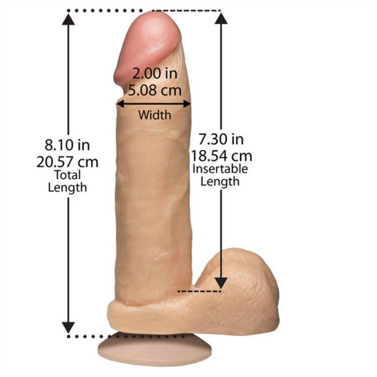 Image de THE REALISTIC COCK 8" FLESH