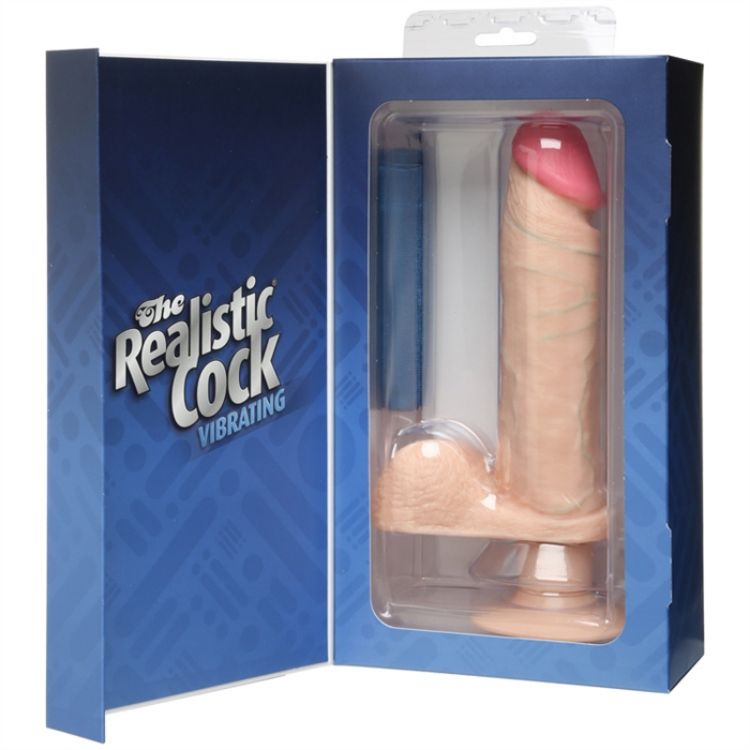 Image de VIBRATING REALISTIC COCK 8" PEAU