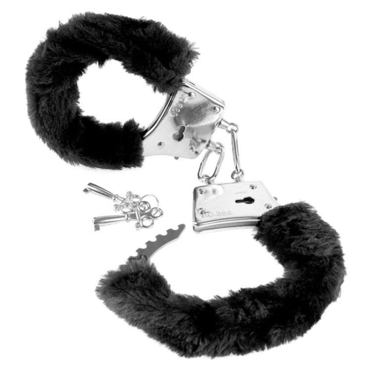 Image de FF BLACK BEGINNER'S FURRY CUFFS