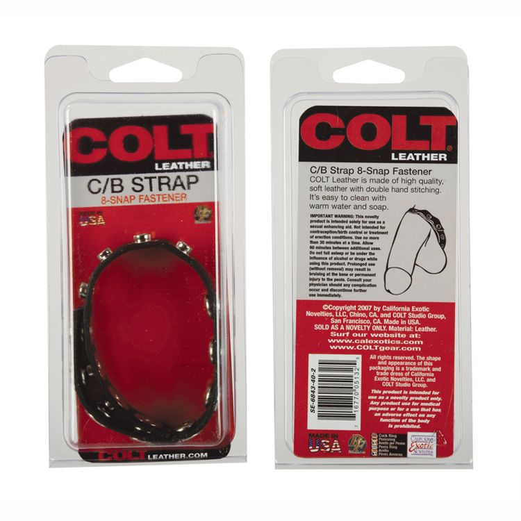 Image de COLT® 8 SNAP FASTENER LEATHER STRAP