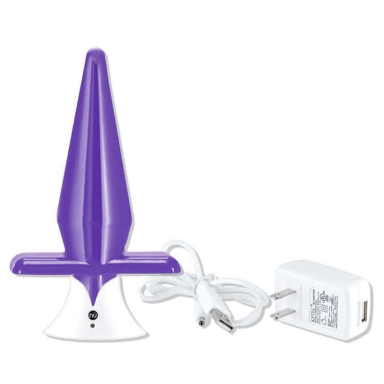 Image de SENSUELLE BUTT PLUG MAUVE RECHARGEBLE