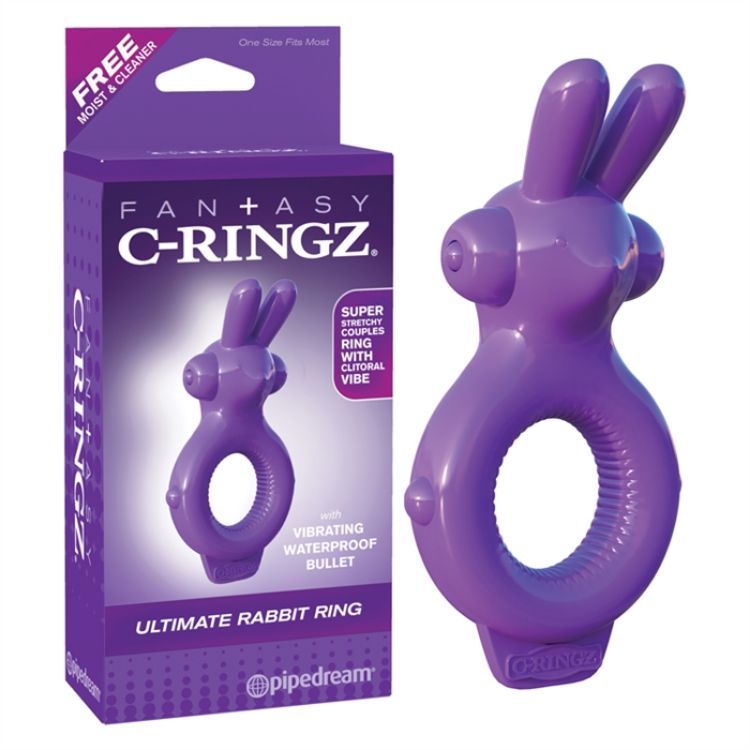 Image de C-RINGZ ULTIMATE RABBIT RING MAUVE