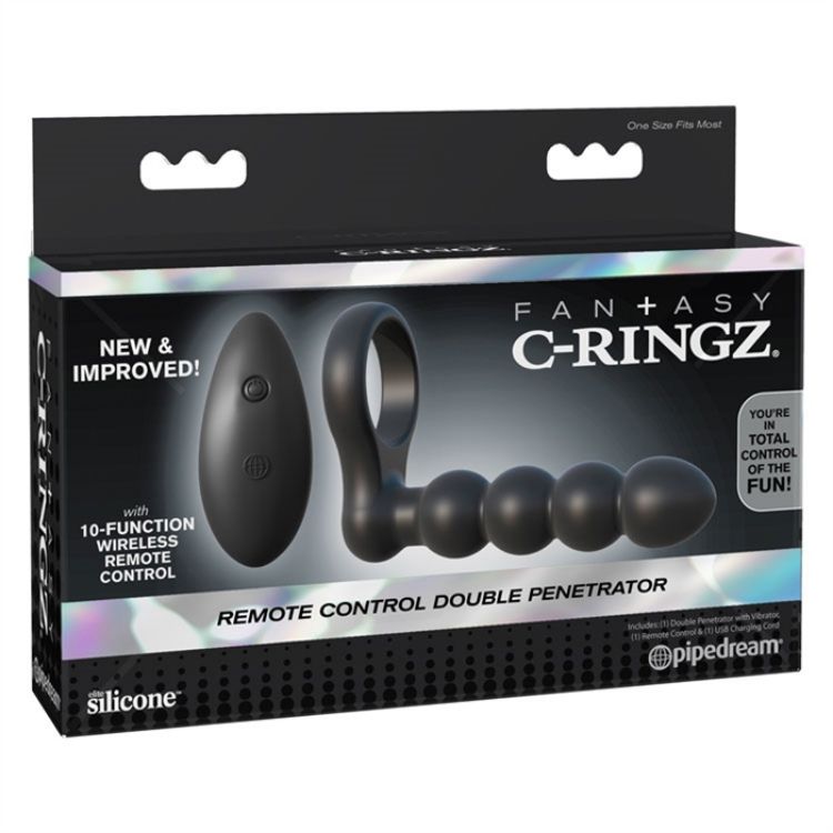 Image de C-RINGZ REMOTE CONTROL DOUBLE PENETRATOR NOIR