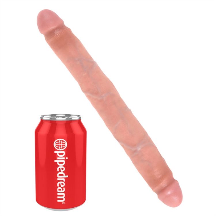 Image de KING COCK  12" SLIM DOUBLE DILDO