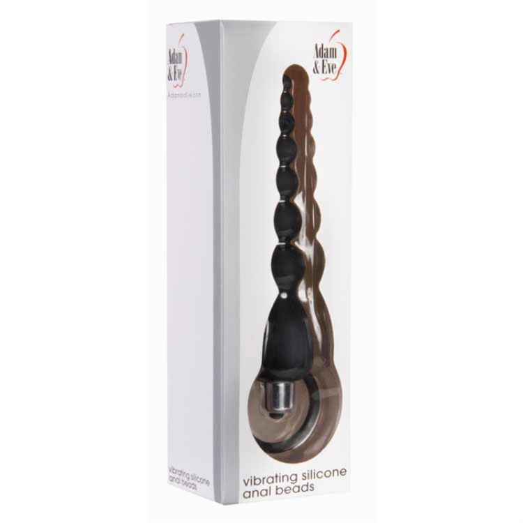 Image de VIBRATING SILICONE ANAL BEADS NOIR