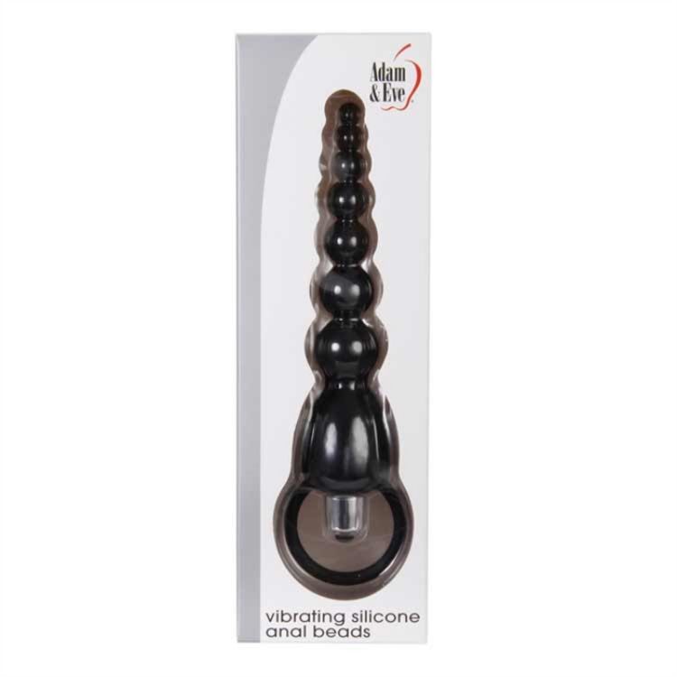 Image de VIBRATING SILICONE ANAL BEADS NOIR