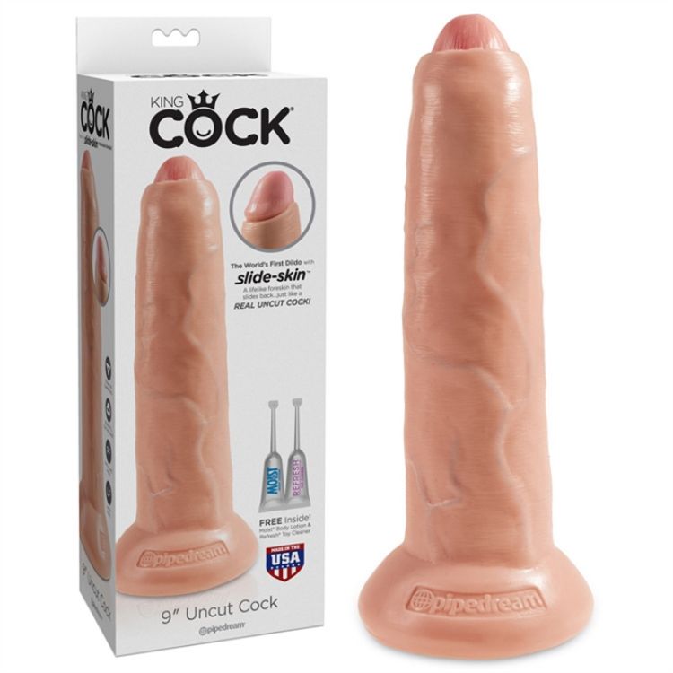 Image de King Cock 9" Uncut - Flesh