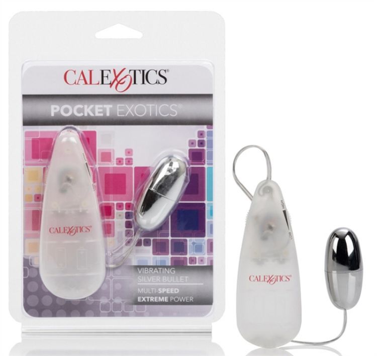 Image de Pocket Exotics Vibrating Silver Bullet