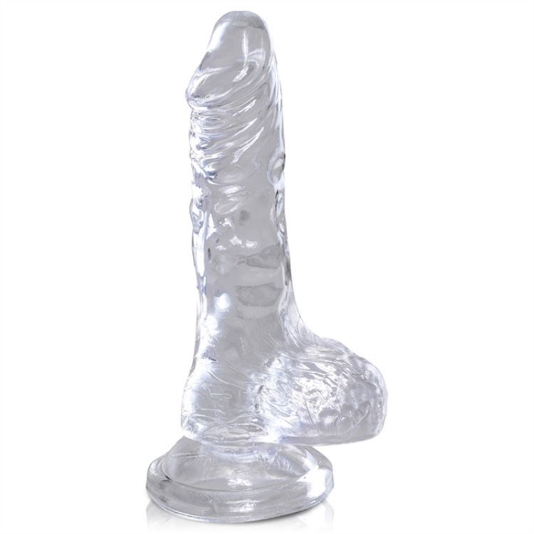 Image de King Cock Clear 4" Cock with Balls