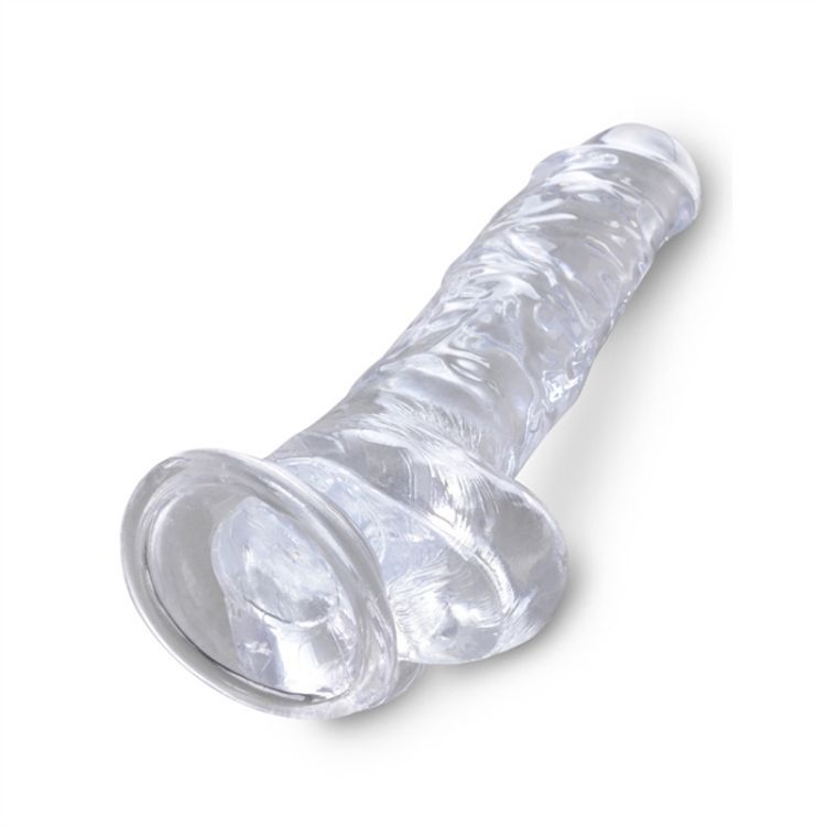 Image de King Cock Clear 8" Cock with Balls