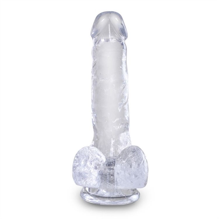 Image de King Cock Clear 6" Cock with Balls