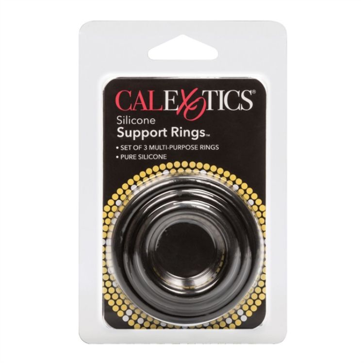 Image de Silicone Support Rings - Black