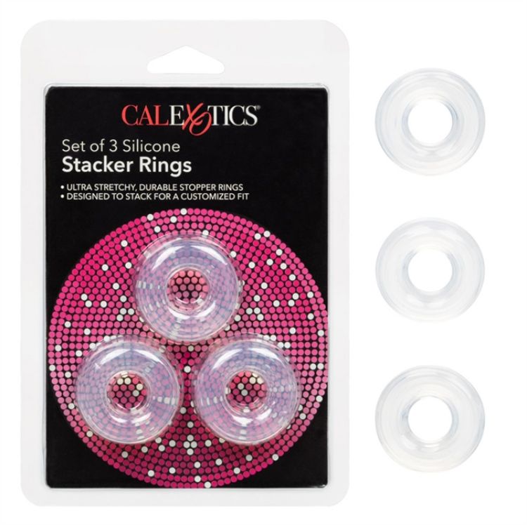 Image de Set of 3 Silicone Stacker Rings