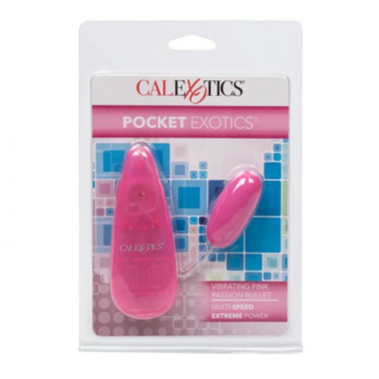 Image de Pocket Exotics Vibrating Pink Passion Bullet - Pin