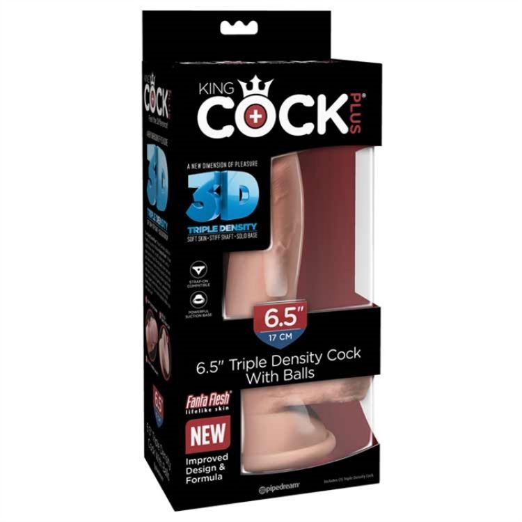 Image de King Cock Plus 6.5" Triple Density Cock with Balls