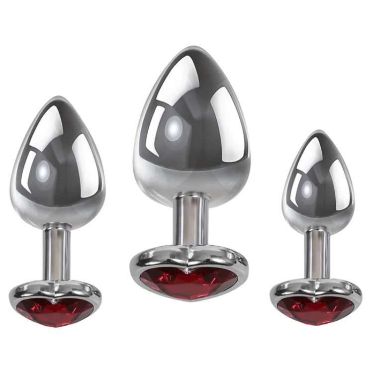 Image de THREE HEARTS GEM ANAL PLUG SET