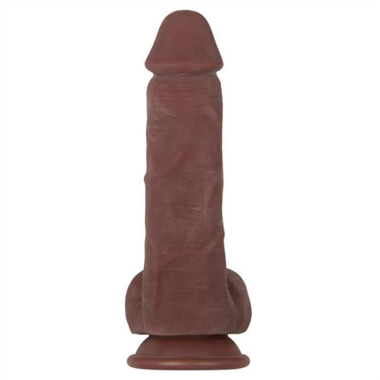 Image de REAL SUPPLE POSEABLE GIRTHY DARK 8.5"