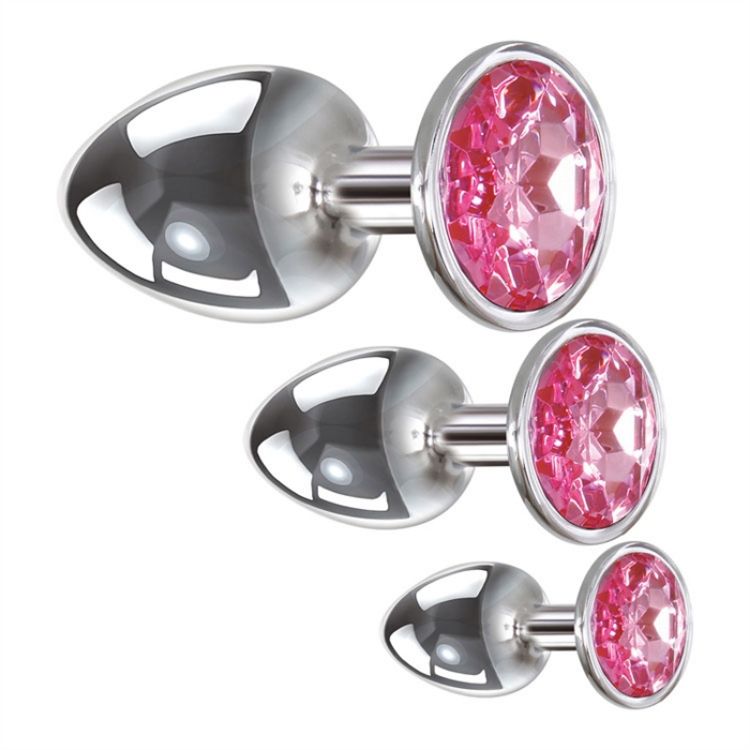 Image de PINK GEM ANAL PLUG SET