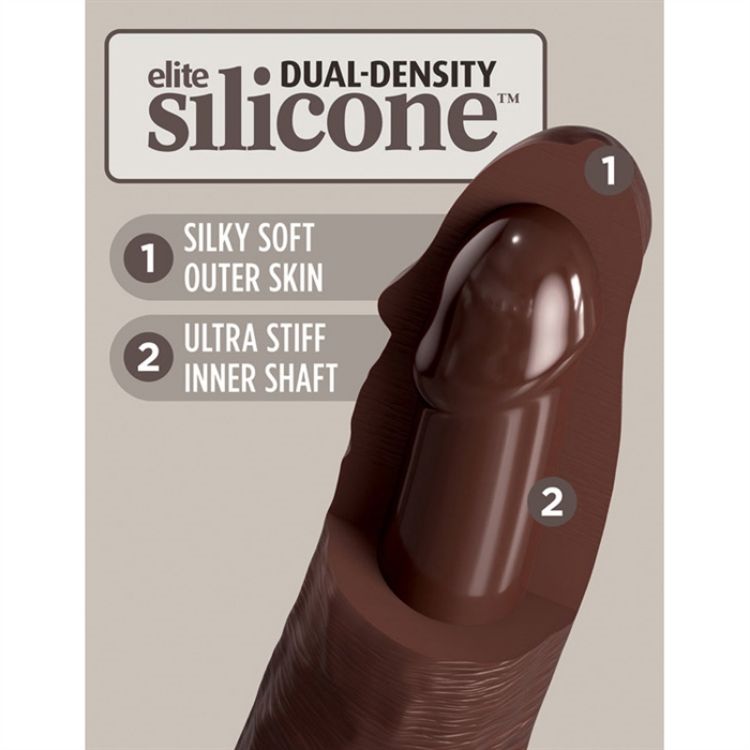 Image de KC Elite Dual Density 8" Silicone Brown