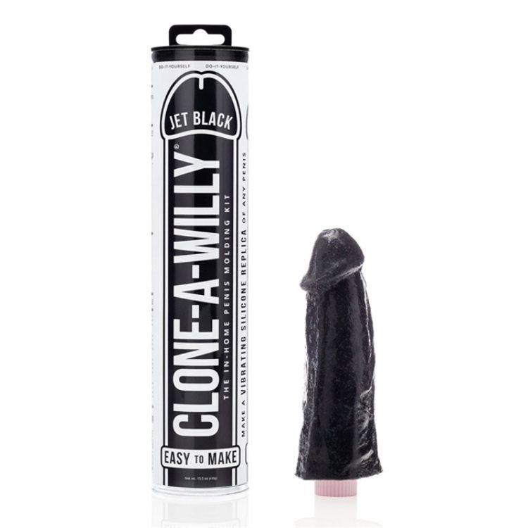 Image de Clone-A-Willy Jet Black - Silicone