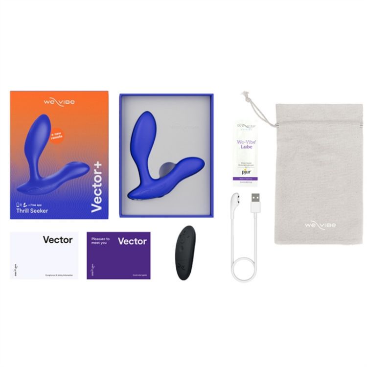 Image de We-Vibe Vector+ Royal Blue