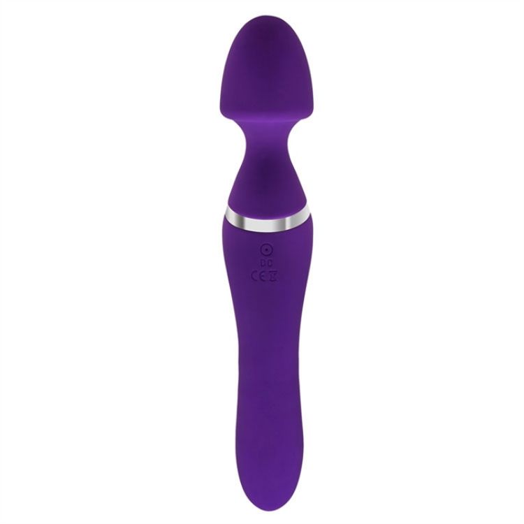 Image de The Dual End Twirling Wand - Silicone purple