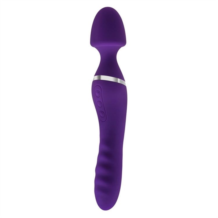 Image de The Dual End Twirling Wand - Silicone purple