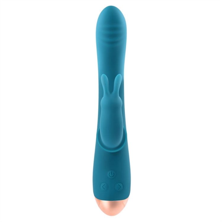 Image de Shimmy & Shake Velvet Rabbit - Silicone Teal