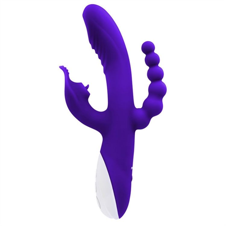 Image de Lick Me Triple Stim Vibe - Silicone Purple