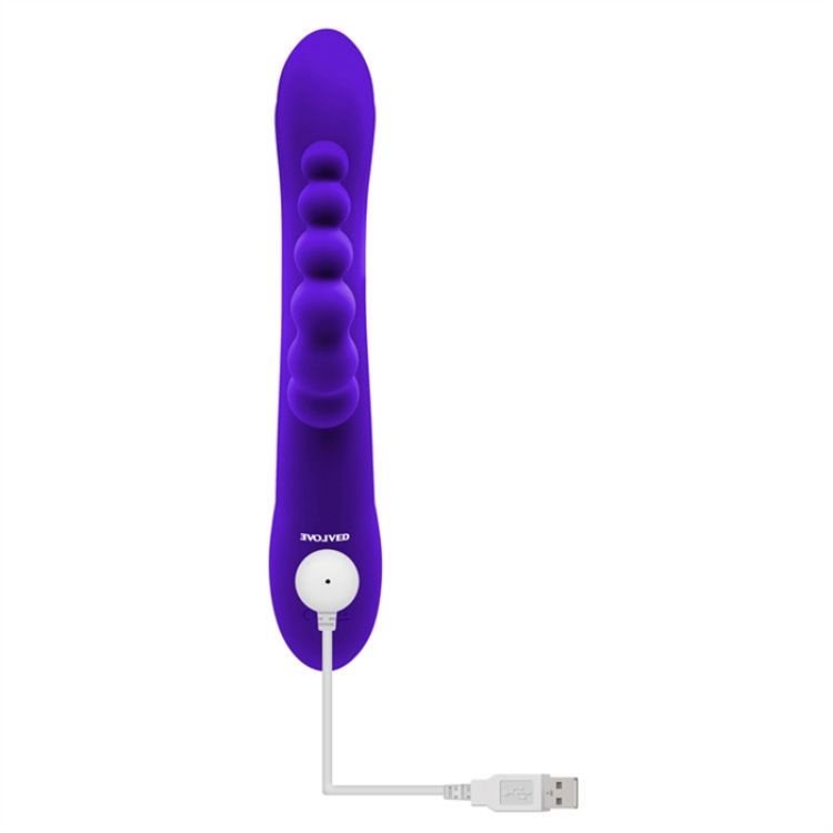 Image de Lick Me Triple Stim Vibe - Silicone Purple