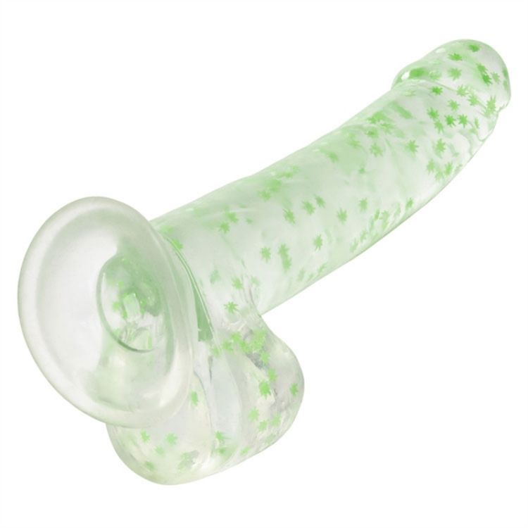 Image de NB - I Leaf Dick Glow-In-The-Dark Weed Leaf Dildo