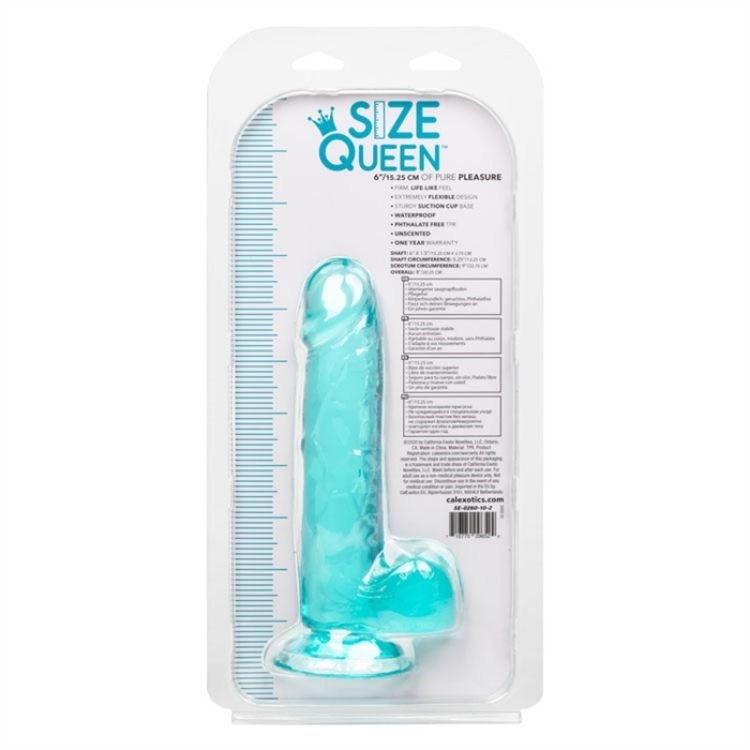 Image de Size Queen 6" / 15.25 cm - Blue