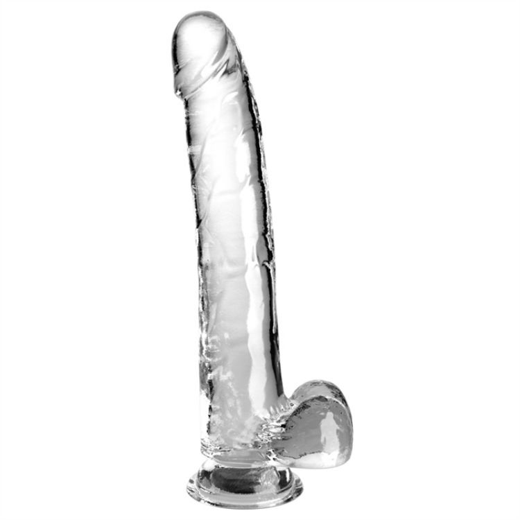 Image de King Cock Clear11" With Balls - Clear