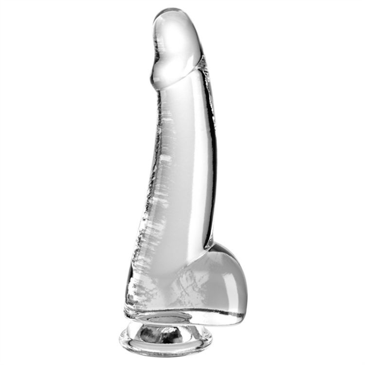 Image de King Cock Clear 7.5" With Balls - Clear