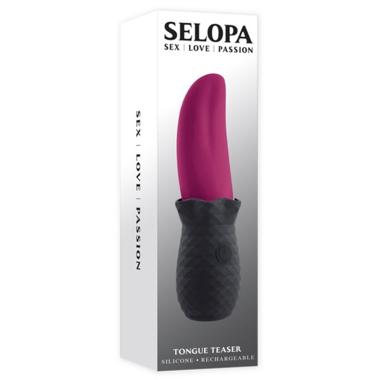 Image de Tongue Teaser - Silicone Rechargeable - Pink/Black