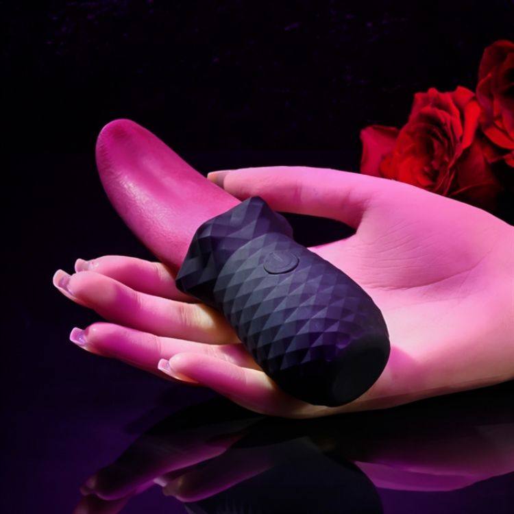 Image de Tongue Teaser - Silicone Rechargeable - Pink/Black