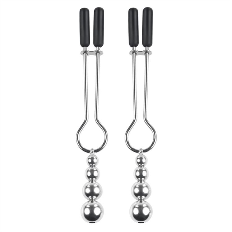 Image de Beaded Nipple Clamps - Silver