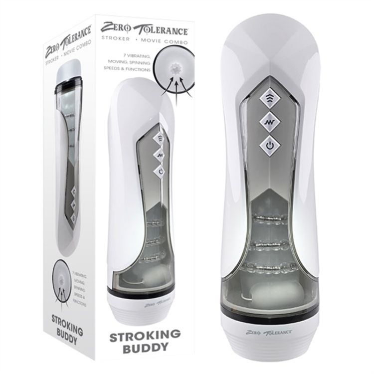 Image de Stroking Buddy - Stroker Rechargeable - White