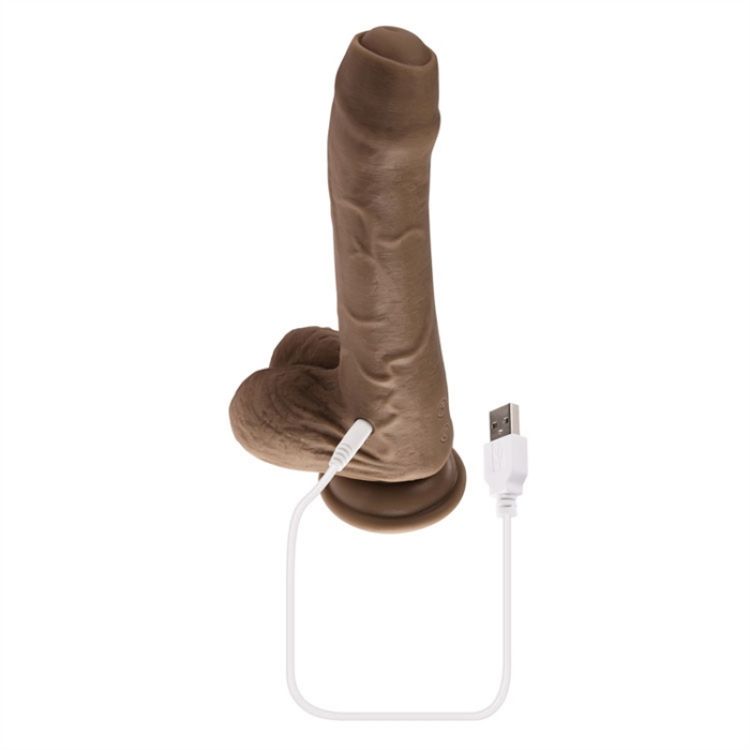 Image de Peek a Boo Vibrating Dildo - Dark