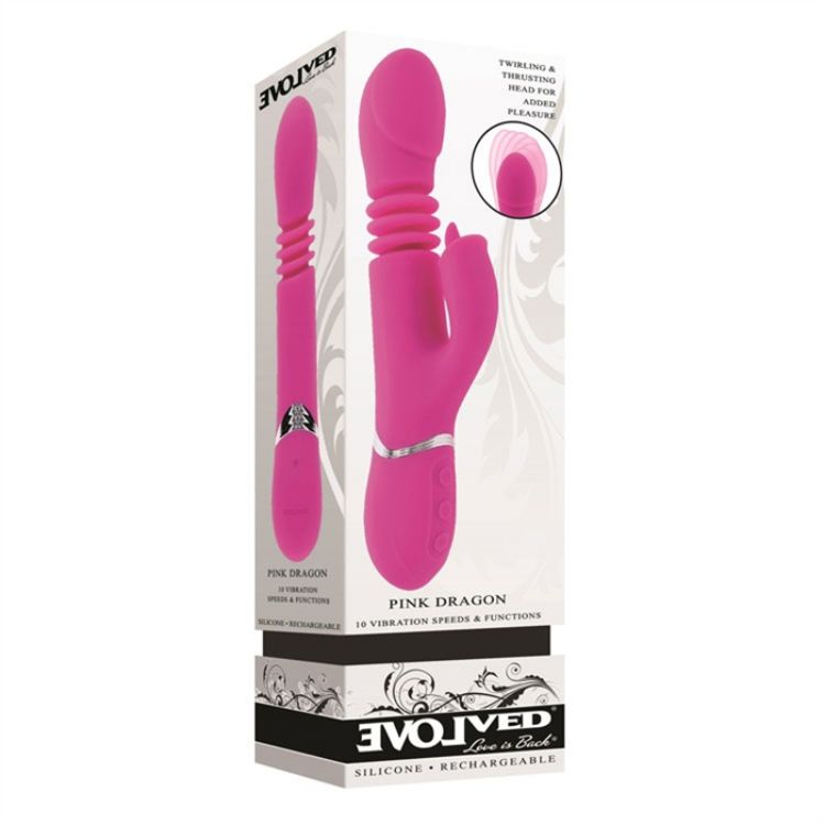 Image de Pink Dragon - Silicone Rechargeable - Pink