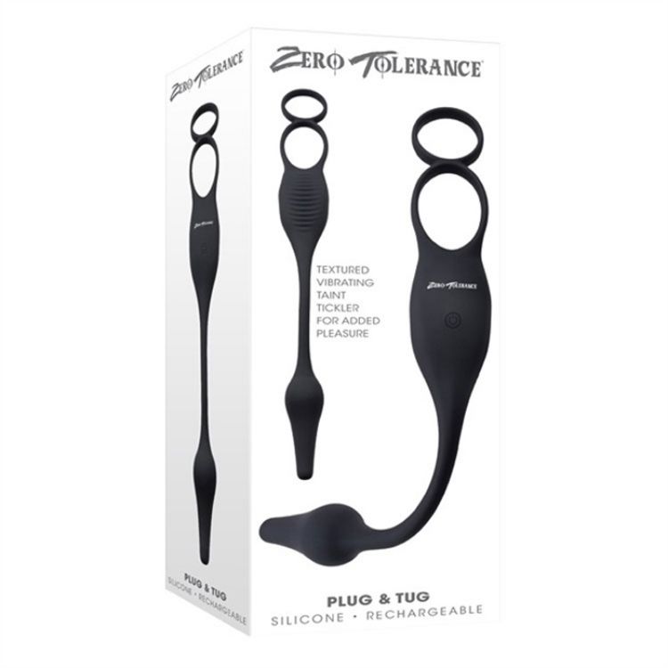 Image de Plug & Tug - Silicone Rechargeable - Black