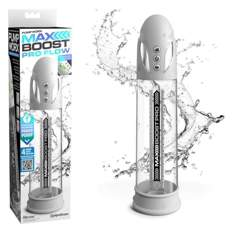 Image de Pump WorxMax Boost Pro Flow - White/Clear