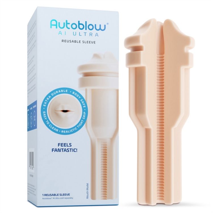 Image de Autoblow AI Ultra Mouth Sleeve - Beige