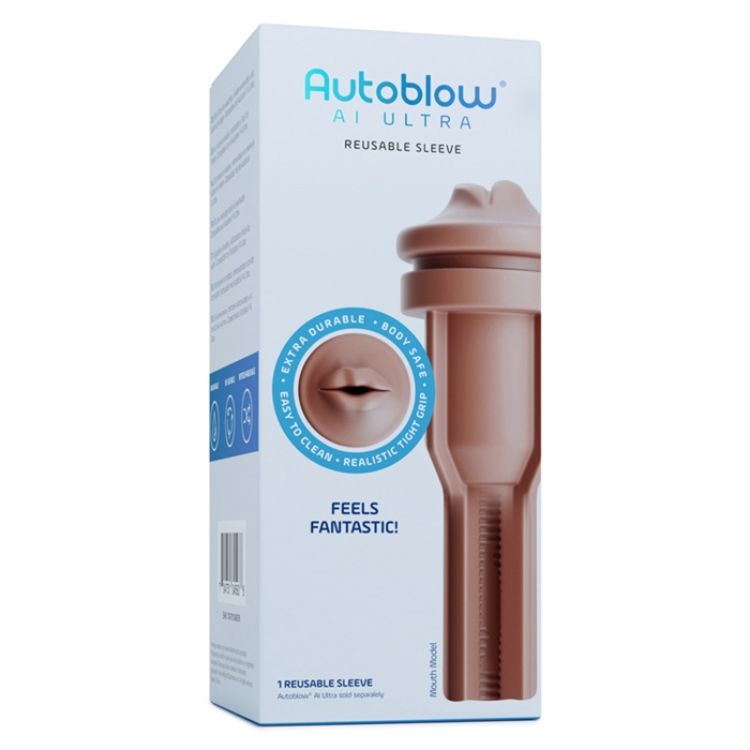 Image de Autoblow AI Ultra Mouth Sleeve - Brown