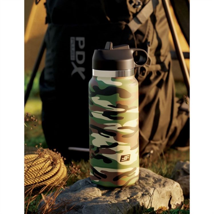 Image de PDX Plus Fap Flask Happy Camper - Frosted/Camo