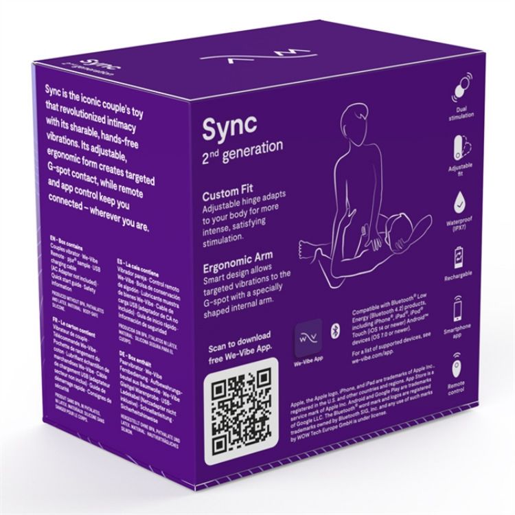 Image de We-Vibe Sync 2 - Mauve Foncé