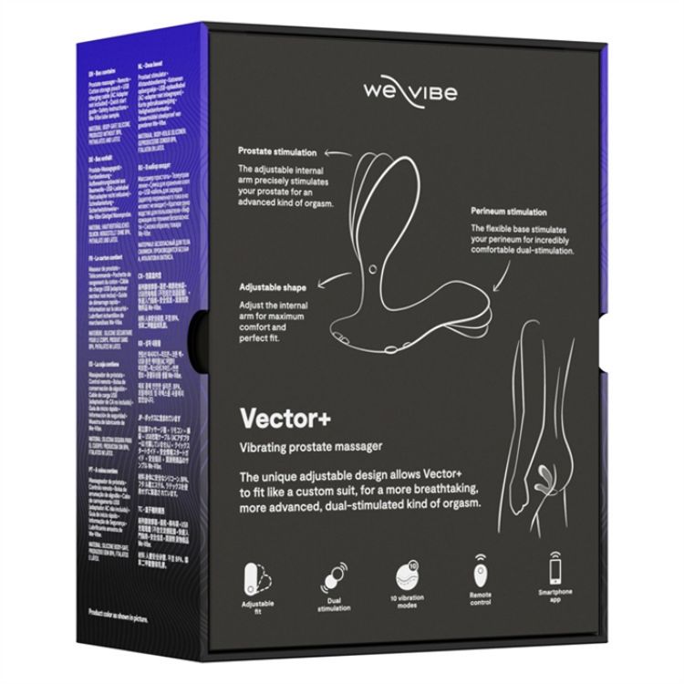 Image de We-Vibe Vector+ Noir Charbon