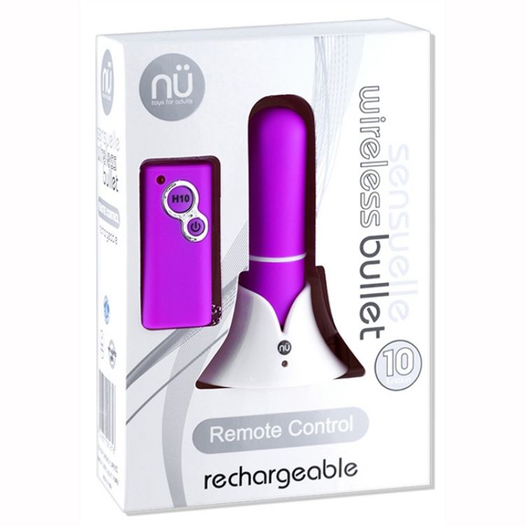 Image de SENSUELLE WIRELESS BULLET RECHARGEABLE MAUVE - cadeau avec achat