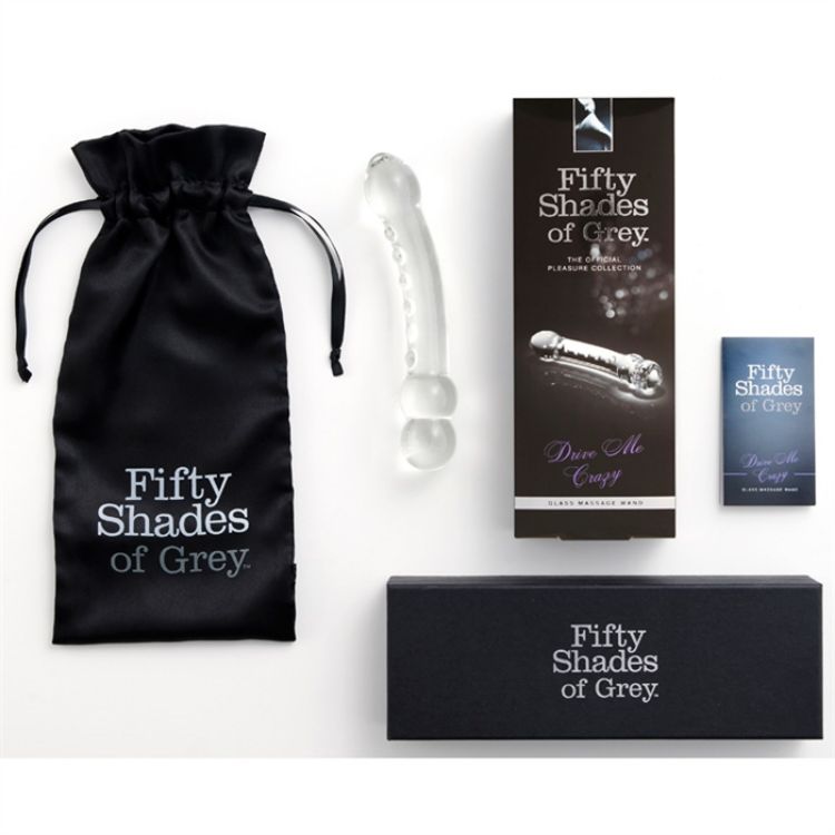 Image de FSOG - DRIVE ME CRAZY GLASS MASSAGE WAND - cadeau avec achat